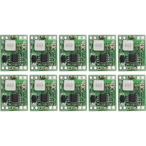 Promotion! 10 PCS Mini MP1584EN DC-DC Buck Converter 3A Power Adjustable Step Down Module 24v to 12v 9v 5v 3v