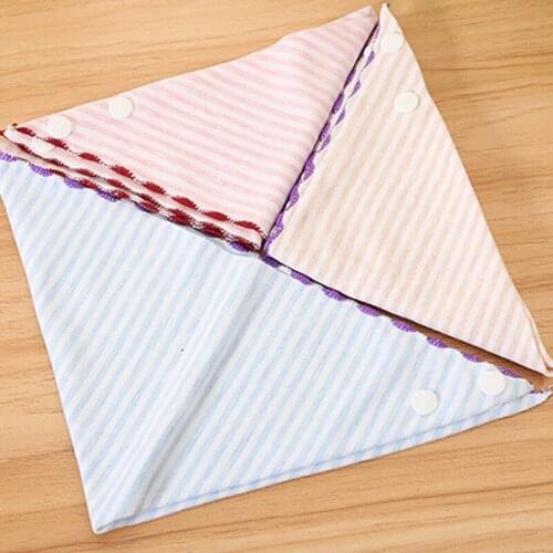 Hot Sale Infant Striped Waterproof Apron Cartoon Toddler Dinner Baby Feeding Multi color Bibs Cute 100% Cotton Baby Bibs