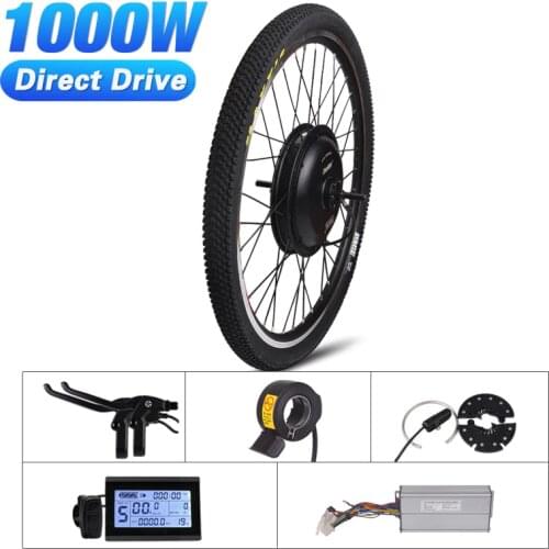 48V 1000W E-bike kit Electric bike conversion kit XF39 XF40 30H Driect Drive Motor Kit MXUS brand LED LCD display freehub