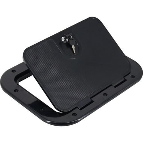 Marine Boat Access Hatch Cover - Round, Screw Out Deck Inspection Plate, Anti-aging, 248 X 378mm