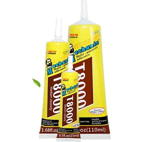 MECHANIC Epoxy Resin T8000 Multi Purpose LED Phone Screen Shell Repair Liquid Glue DIY Tools Better Than B-7000 Sticky