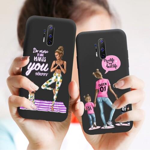 Fashion Super Mum Baby dad family Phone case For Oneplus Nord Z 6 6T 7 7T 8 Pro case Cover for One plus 7 Pro Nord 8T Sofe Shell