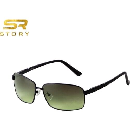 2021 High-quality Fashion Square Men Sports Sunglasses UV400 Mens Metal Glasses Classic Retro Brand Design Driving Sunglasses