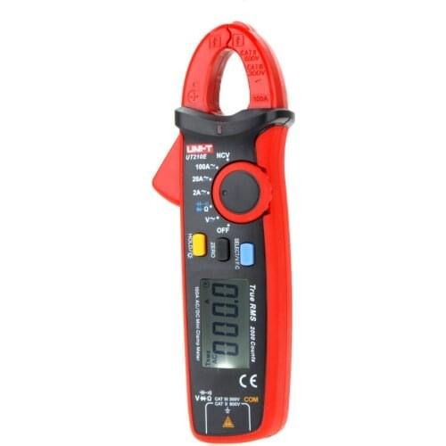 UNI-T UT210E True RMS Mini Digital Clamp Meters AC/DC Current Voltage Auto Range VFC Capacitance Non Contact Multimeter Diode