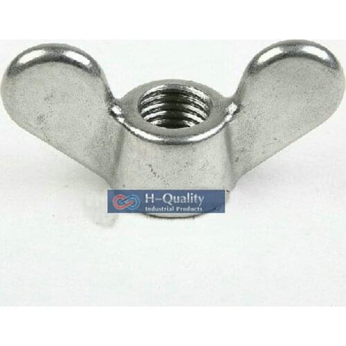 10PCS/LOT Heavy Duty Forged Stainless Steel M16 Butterfly Wing Nut Screw