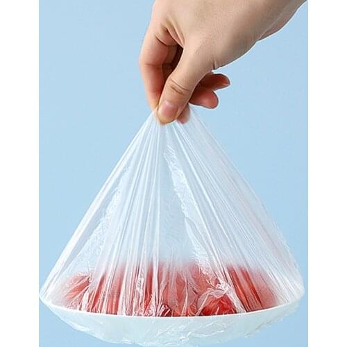 100/200/500pcs Fresh Keeping Bags for Leftovers Picnic BBQ Waterproof Clear Shower Caps Extra Thick Bath Caps GQ GQ