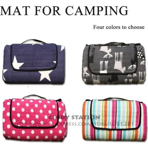Free Shipping Waterproof 170x130cm Outdoor Picnic Mat Beach Camping Baby Climb Plaid Blanket