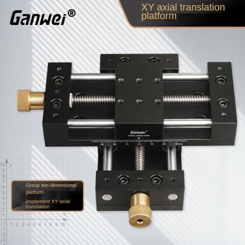 Precision Sliding Table, Manual Translation Platform Linear Platform Experimental Platform Set With Xy Sliding Table Scale