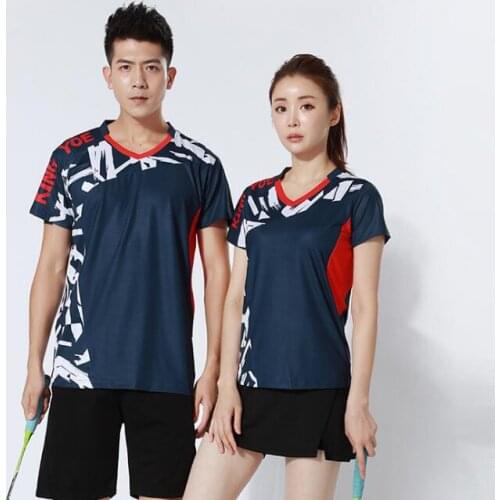 New Men/Women Badminton shirt sport shorts, sports tennis t-shirt,Table Tennis jerseys,Tennis wear dry-cool shirt 11927AB custom