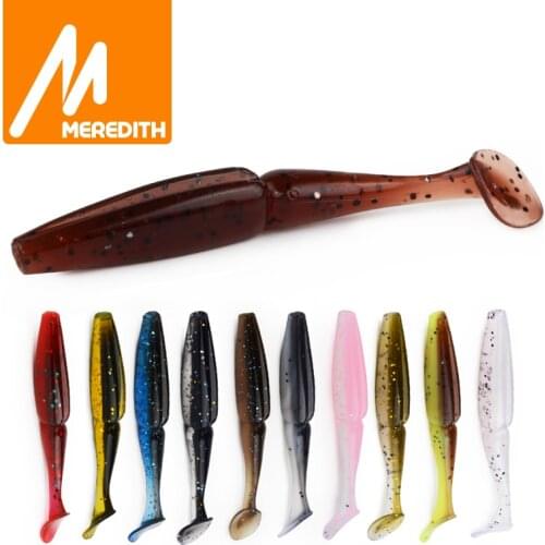 Meredith Crazy Shiner 13cm 17.4g 4pcs Fishing Wobbler Lure Fishing Soft Lure Tackle Silicone Artificial Bait Soft Lure Minnow