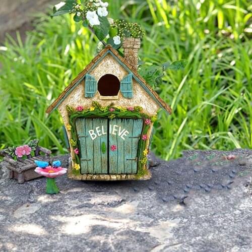 Resin Miniature Decor Kit Fairy Garden Style Gardening Accessories Gifts for Christmas Yard Decor Figurines Outdoor GQ