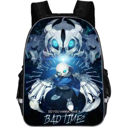 Freddy Backpack Animal Anime FNAF Chica Foxy Undertale Sans Casual School Bags Toddlers Boys Girls Teenager Mochila Gift Bolsa