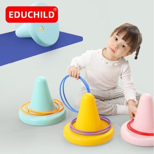 Educhild Baby Single Foot Stool Chair Training Balance Teaching Aids Toddler Play Room Round Seat Montessori Educational Toys