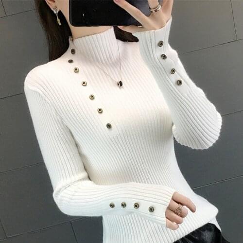 Turtleneck Pullover Vintage Sweater Autumn Winter Clothes Women Clothes 2020 Korean Women Warm Tops Pull Femme Sweaters ZT4663