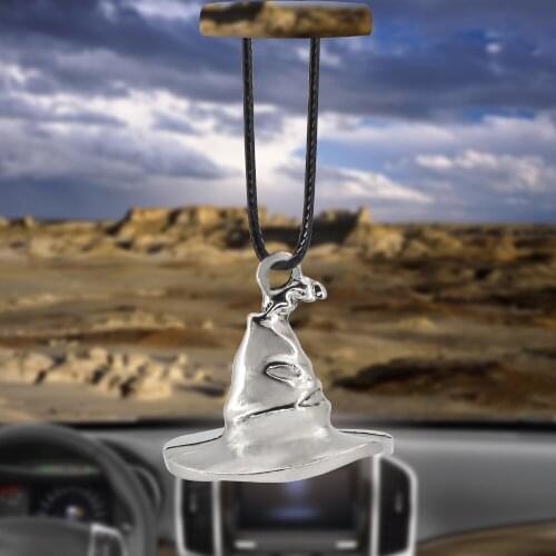 Magic Witch Hat Car Pendant Car Accessories Rearview Mirror Decoration Hanging Ornaments Anime Car Decor Gifts