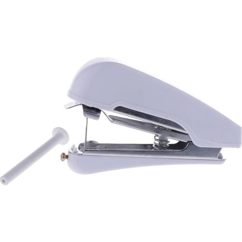 1pc Plastic Portable Mini Steel Hand Sewing Machine Handheld Sewing Machine Quick Handy Stitch Tool