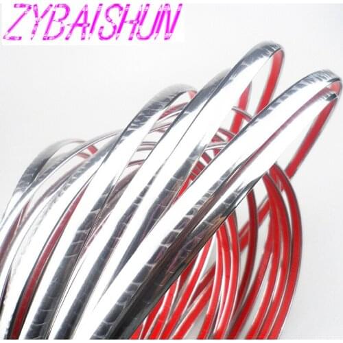 10mm x 15m car chrome hair styling tools decoration band decoration for Cadillac XTS SRX ATS CTS/Renault Koleos Fluenec Latitude