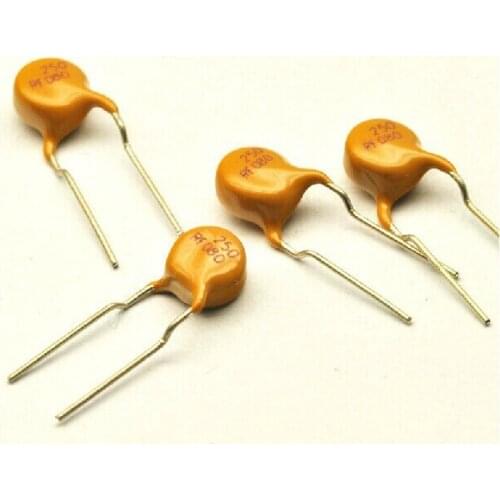 100PCS/LOT PPTC resettable fuse TRF250-080 250V 0.08A 80MA