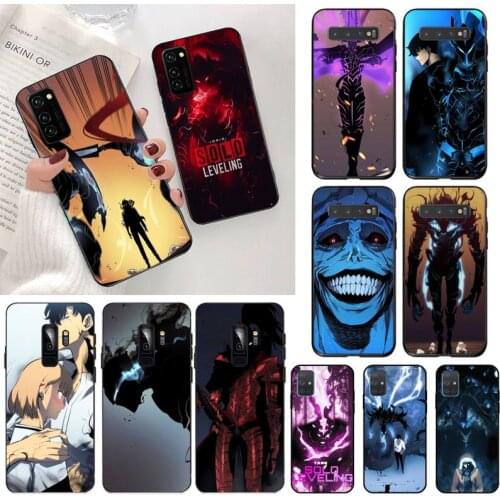 Solo leveling igris Phone Case for Samsung S20 plus Ultra S6 S7 edge S8 S9 plus S10 5G lite 2020