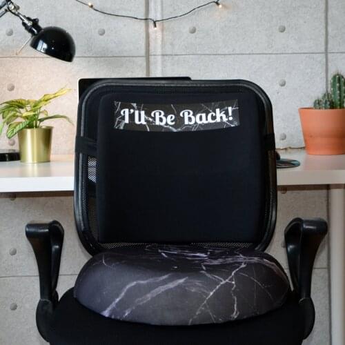 Custog Memory Foam Waist Support Pillow And Sitting With Cushion Pad Set Of 2 For Office Chair Orthopedic Health Care Be Happy