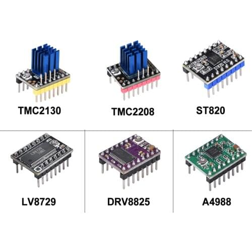 TMC2208 TMC2130 ST820 A4988 Drv8825 Stepper Motor Driver For SKR V1.4 TURBO SKR 2 Mini E3 Ender 3 V2 3D Printer Parts