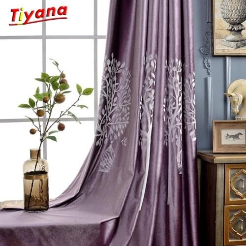 Purple Blackout Curtain Night Curtains White Embroidered Sheer Curtain Tulle Curtain Green Window Panel Velvet Fabrics HM259 *20