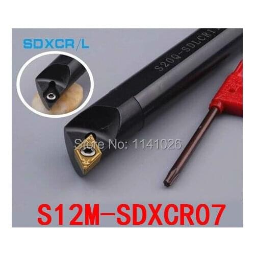S12M-SDXCR07 Cutter Turning Tools Lathe Machine Turning Tools Set Internal Turning Tool CNC Turning Tools,Internal Boring Bar