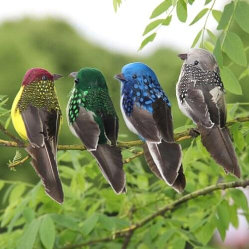 Artificial Foam Feathers Mini Bird, Many Types Fake Craft Birds Decoration Mariage Table,Birthday Party Decorations Kids,Wedding