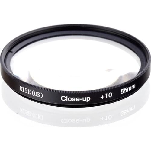 RISE(UK) 55mm Macro Close-Up +10 Close Up Filter for All DSLR digital cameras 55MM LENS