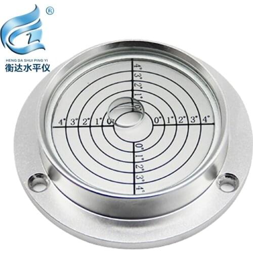 Metal Level Bubble Round Bubble Level for Crane installation