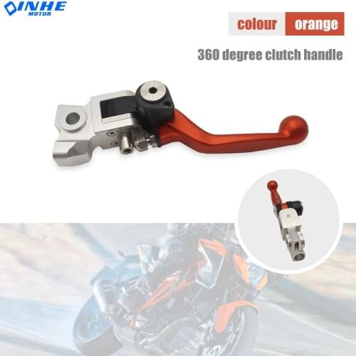 Motorcycle 360° CNC Clutch Lever For KTM EXC EXCF SIX DAYS EXCR XC XCF XCW XCFW SX SXF MX ENDURO 125 150 250 300 350 450 500 525