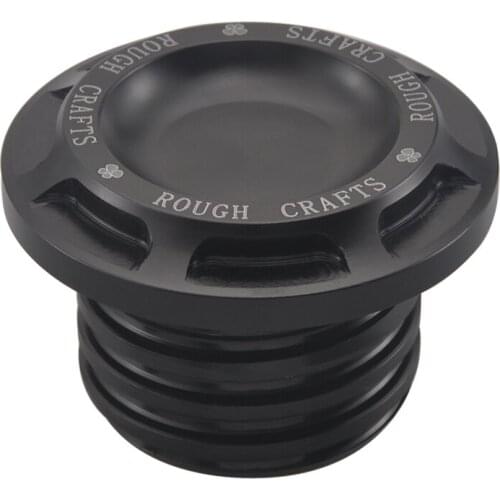Aluminum Alloy Fuel Gas Tank Cap Rough Crafts Oil Cap Cover Accessories For Harley Sportster Dyna Touring Softail 1996-2016