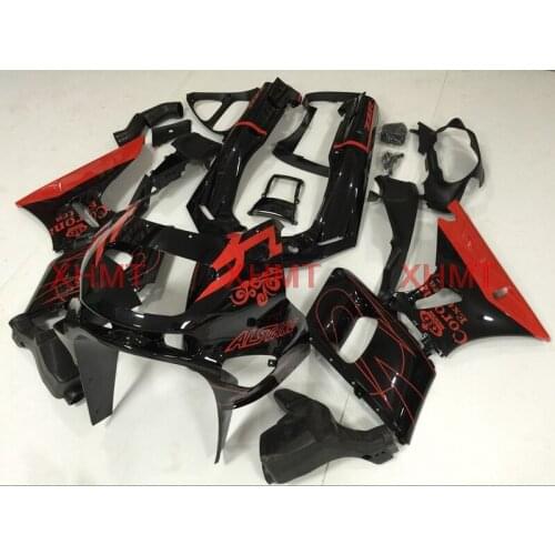 For Kawasaki ZX10r 2004 - 2005 Motorcycle Fairing for Kawasaki ZX10r 2004 Plastic Fairings ZX10r 2005 Black Red Full Body Kits