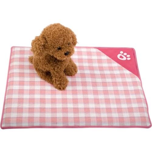 Summer Cooling Mat Pet Dog Mattress Cooler Mat Woven Rattan Cushion for Pets Dogs Cats Anti-heatstroke