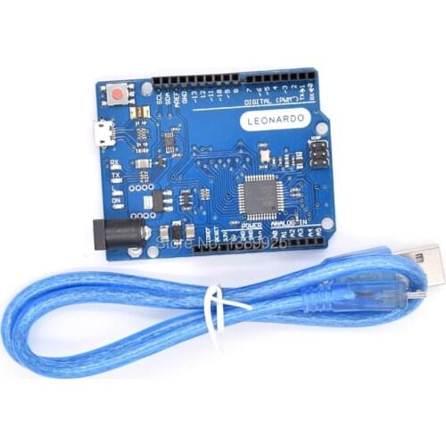 5pcs/lot Leonardo R3 Pro Micro ATmega32U4 Board Compatible IDE + USB cable