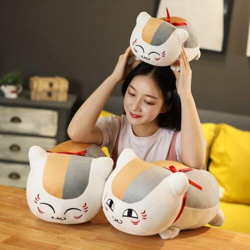 Anime Natsume Yuujinchou Nyanko Sensei Cat Plush Toy Soft Stuffed Cat Teacher Pillow Doll Birthday Christmas Gift For Children