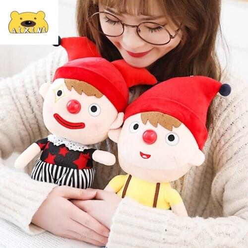 Christmas Clown Brothers Doll Plush Toy Cute Christmas Festival Decoration Ragdoll Christmas Party for Kid New Year Gift Plushie
