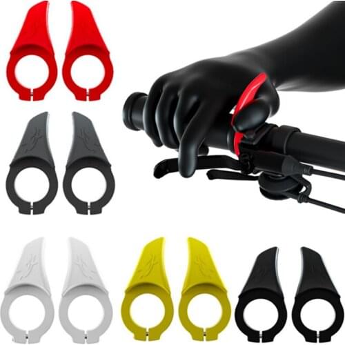 Mountain Bike Handlebars Thumbgrips Bicycle Handle Thumb Force Rest Grip Shock Absorption New