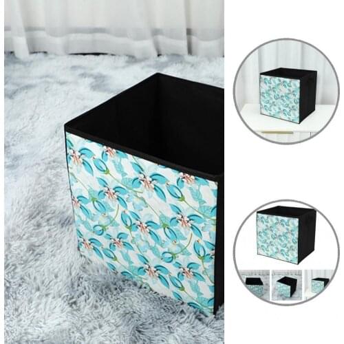 Easy to Carry Non Woven Fabric Collapsible Storage Box with Soft Handle for Underwear