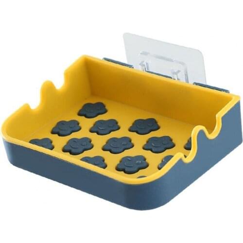 Modern Soap Box Strong Loading Wall Mounted ABS Plastic Moisture Proof Soap Box Storage Rack for Bathroom Soap Cases Holder