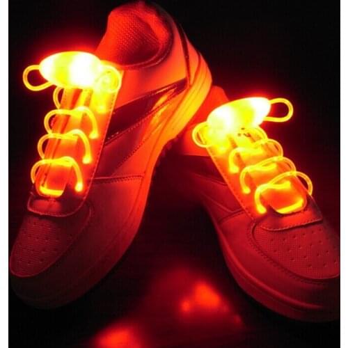 Glowing LED Shoelaces Party Skating Charming LED Flash Light Up Shoe Laces Glow In The Dark Shoe Lace for Sport Shoes Sneaker