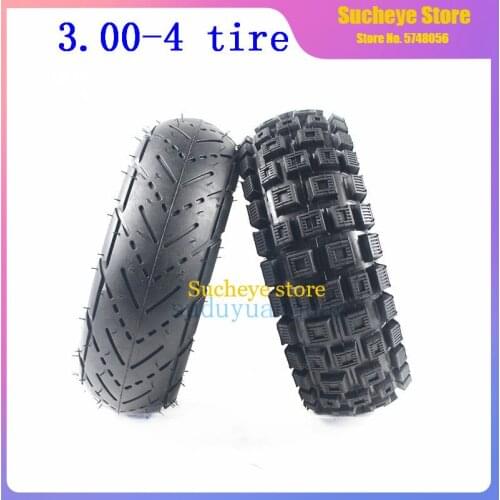 High Quality Tyre 3.00-4 Inner Tube and Out Tire for Knobby Scooter Go Kart Electric Scooter Highway Tire Off-road Tire