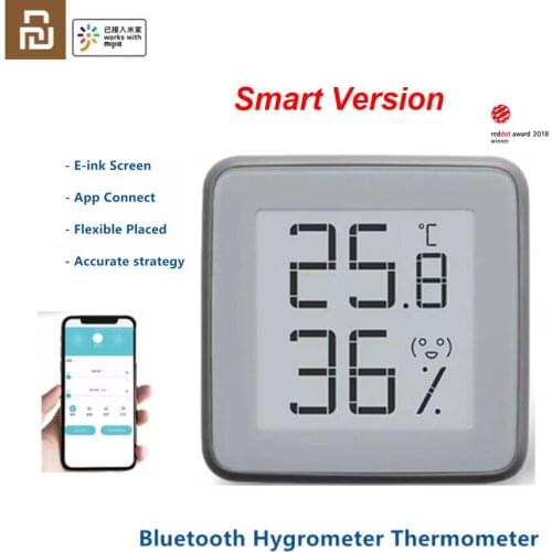 Youpin temperature Sensor MMC E-Ink Screen Smart Bluetooth Temperature Humidity Sensor BT2.0 for xiaomi Mi home mijia App