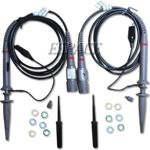 2pcs/lot 60MHz probe Oscilloscope Clip Probe Hantek PP-80 Free Shipping