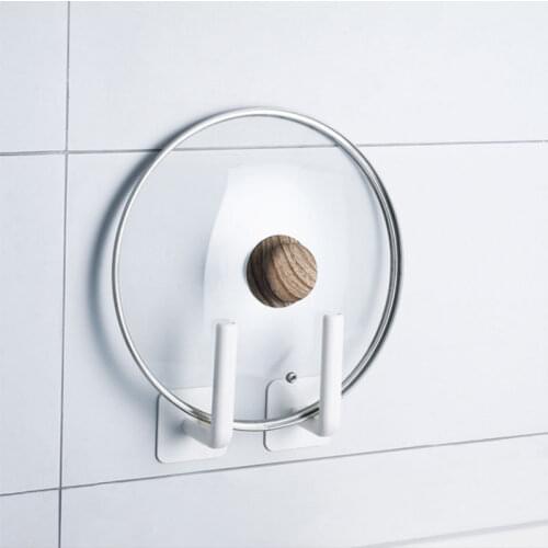 1/2pcs Kitchen Storage Rack Cutting Board Pot Lid Holder Plastic Wrap Film Toilet Paper Holder