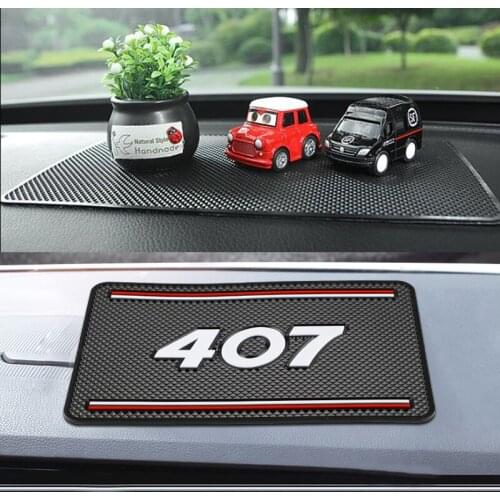 1pcs Auto Anti-slip Mat Non-slip Mat for Peugeot 407 SW Dashboard Mat Car Styling for peugeot 407 accessories
