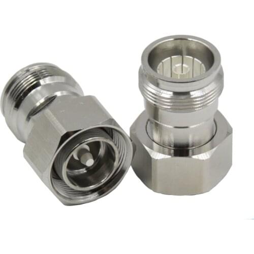 1pcs (Mini Din) 4.3-10 Female Jack To（Mini Din） 4.3-10 Male Plug RF Connector Straight Adapter