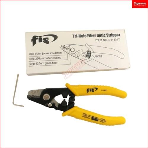 10 Pcs/Lot Fiber Optic FIS Stripper for For stripping 125um 250um fiber coating Fiber Cable Tool