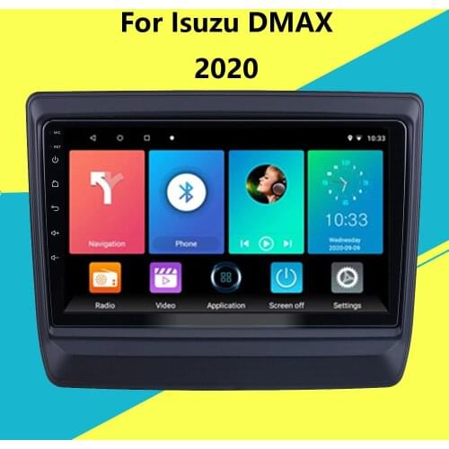 2 Din Car Radio For Isuzu DMAX 2020 Android 8.1 9 inch Touch screen GPS Navigation Multimedia Player Head Unit With Frame