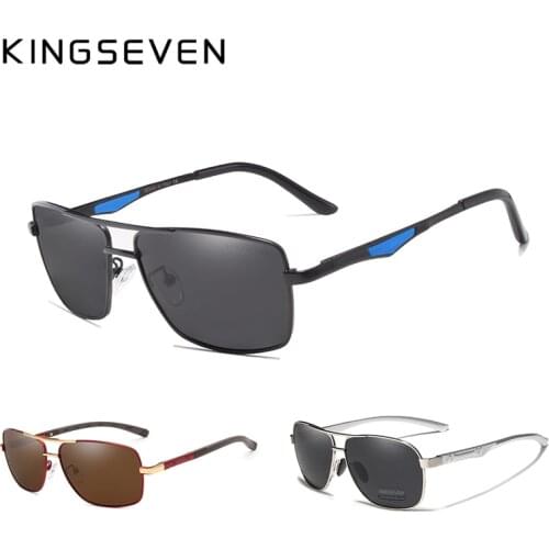 3PCS Combined Sale KINGSEVEN Brand Design Sunglasses Men Polarized Mirror Lens 100% UV Protection Oculos De Sol